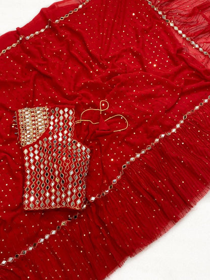 ENHANCE THE BEAUTY OF YOUR WARDROBE WITH THIS NEWLY LAUNCHED ANARKALI GOWN SET