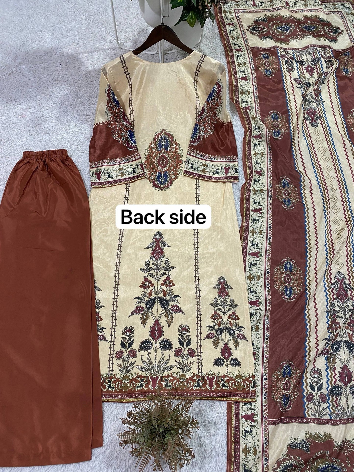 THIS WEDDING SEASON, TRY OUR DESIGNER PRINTED SUIT WITH LIGHT MIRROR WORK TOUCH-UP