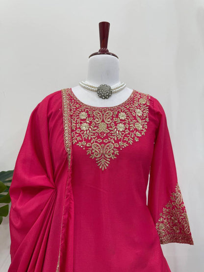 top lehenga thread with Sequence