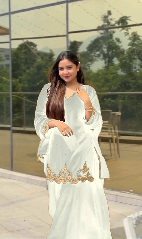 ĐĚSIGNER PARTY WEAR TOP AND PLAZZO. WITH FANCY DUPPATA AND EMBROIDERY WORK*