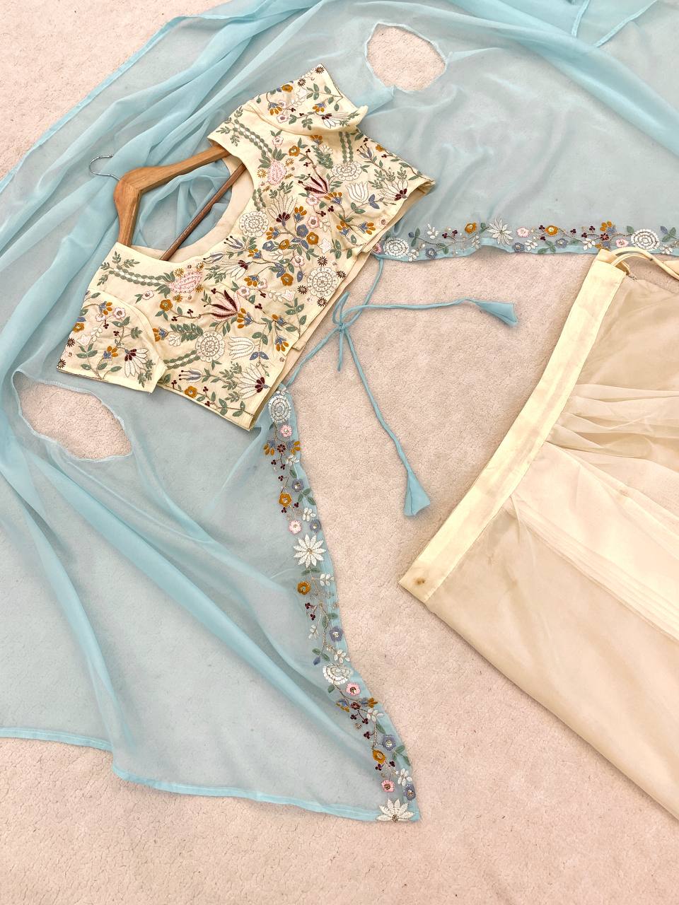 New Super Trending Party Wear Shrug with Lehenga