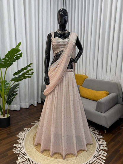 Reday to wear Lehengha  saree