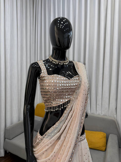 Reday to wear Lehengha  saree