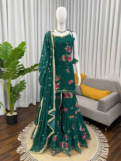 Elegant Ethnic Wear ✨ 🎀 Crafted in Classy Tones with Premium Fabric & Detailing