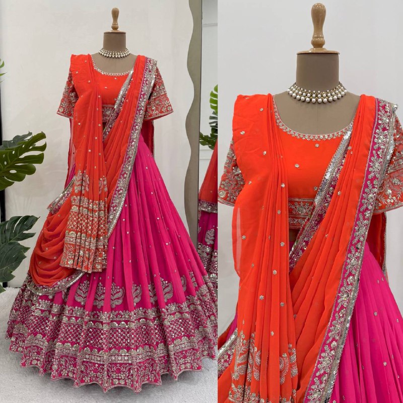 navrati lehenga Lunch Hevay Boutiq Collection