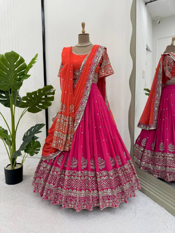 navrati lehenga Lunch Hevay Boutiq Collection