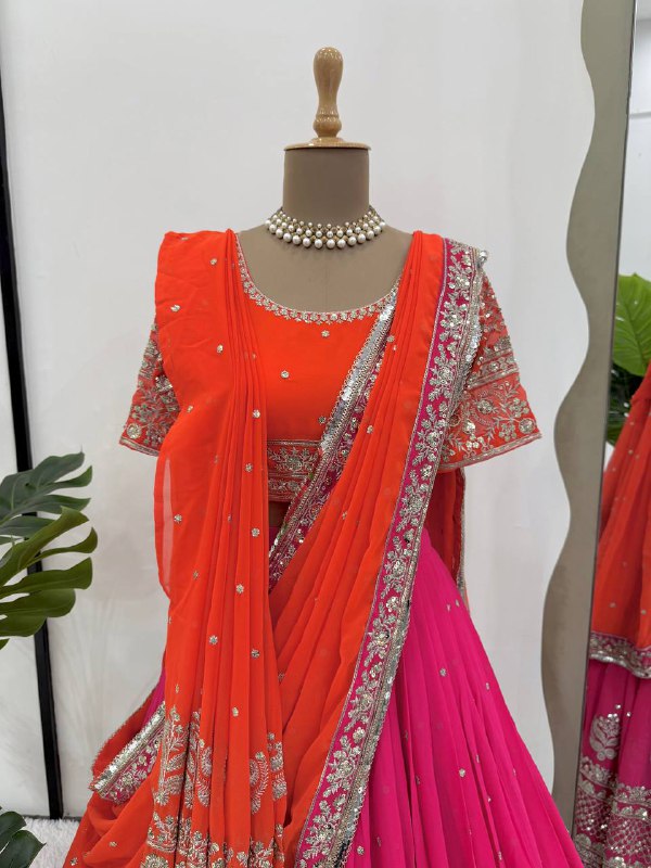 navrati lehenga Lunch Hevay Boutiq Collection