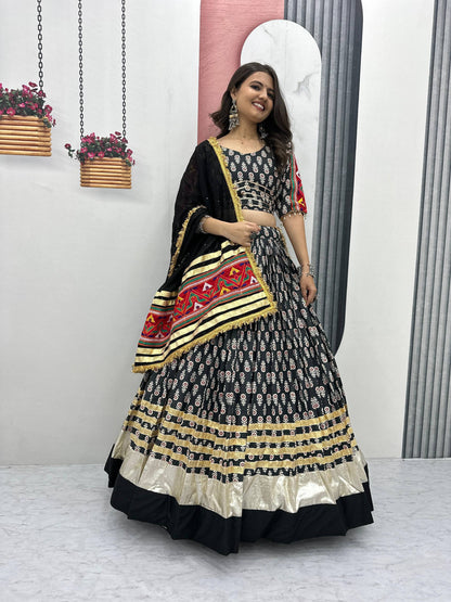 Navratri Special Lehenga Choli with 6 Mete Flair