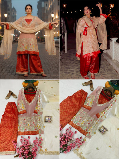 ENHANCE THE BEAUTY OF YOUR WARDROBE WITH THIS NEWLY LAUNCHED KURTI & PLAZZO SET