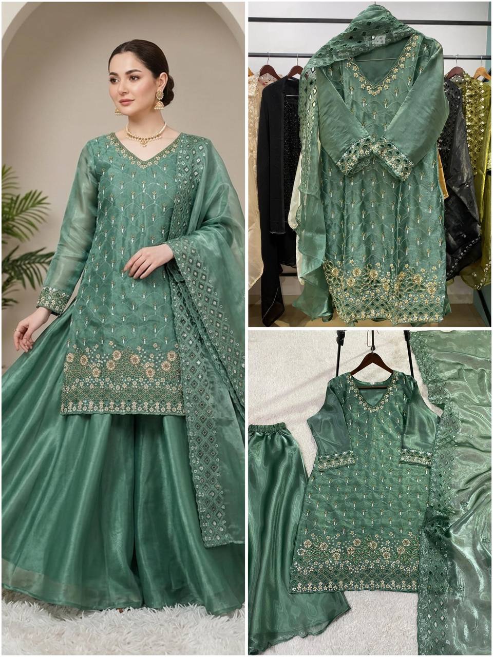 hania amir PLAZZO PAIR
