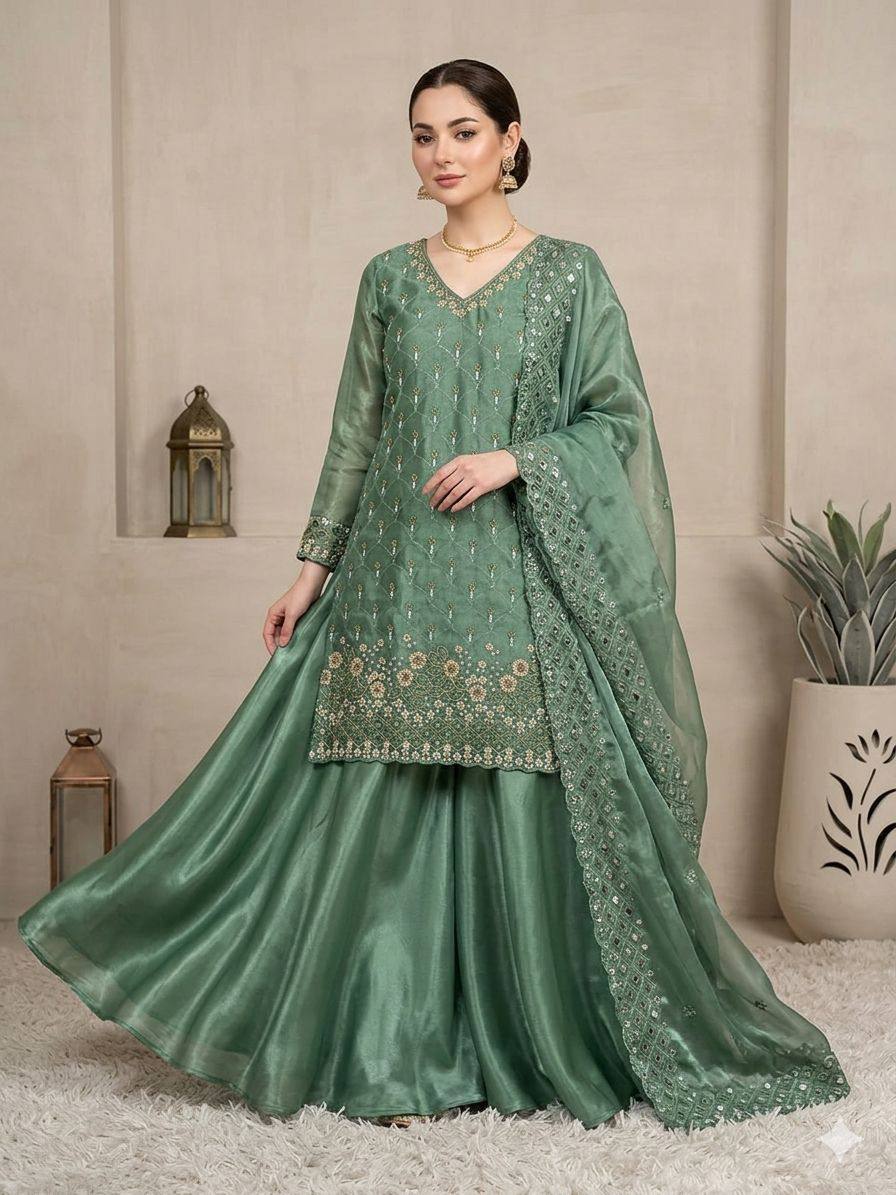 hania amir PLAZZO PAIR