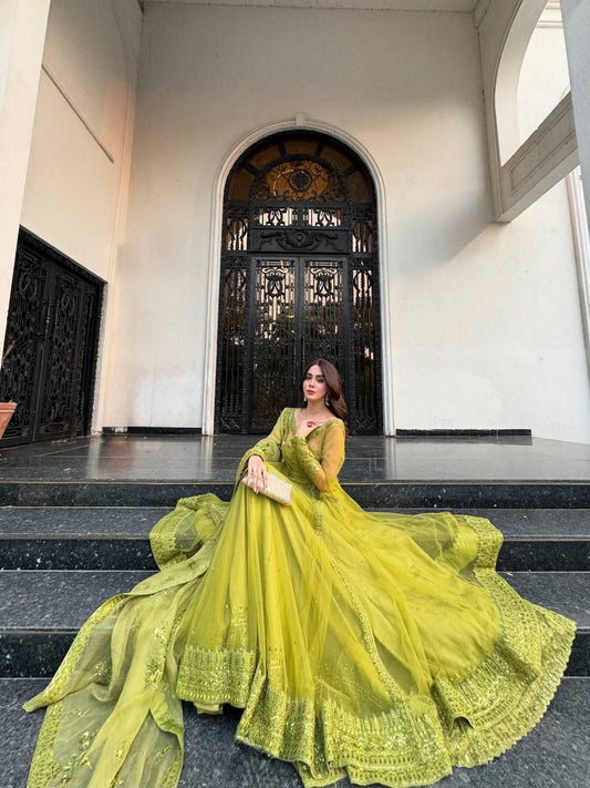 Kediya style shrug lehenga