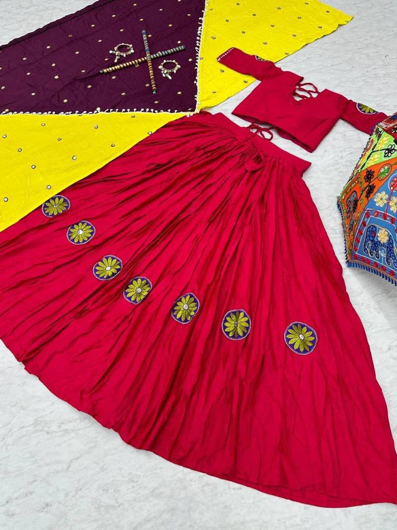 Navratri Special Lehenga Choli with 6 Mete Flair