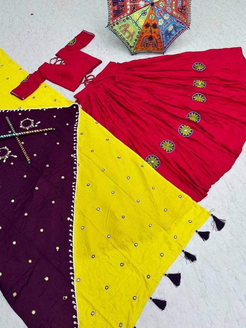 Navratri Special Lehenga Choli with 6 Mete Flair