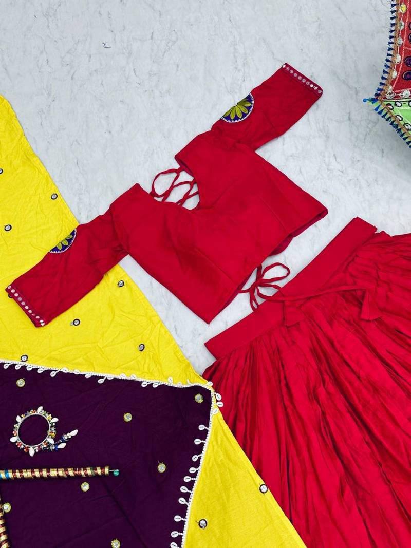 Navratri Special Lehenga Choli with 6 Mete Flair