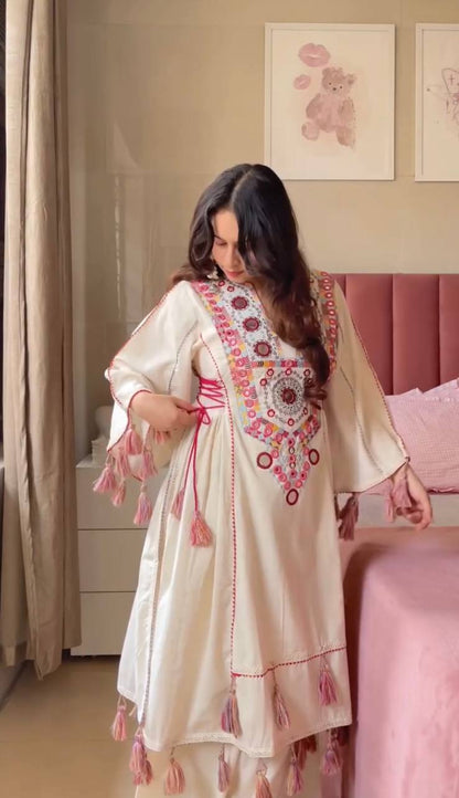 Rakhi Special Premium Designer Co-ord Set Trendy & Comfortable Cord Set Quality Ready To Wear Showroom Finished Product