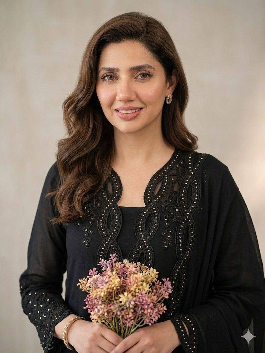 mahira khan PLAZZO SHRUG PAIR