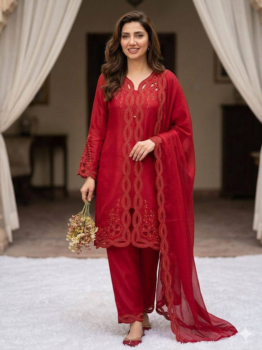 mahira khan PLAZZO SHRUG PAIR