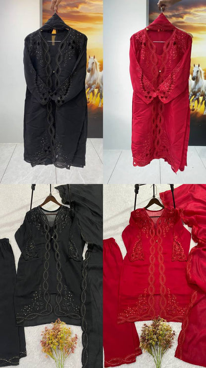 mahira khan PLAZZO SHRUG PAIR