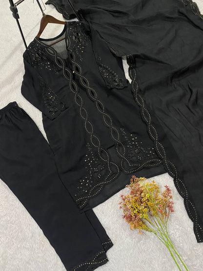 mahira khan PLAZZO SHRUG PAIR
