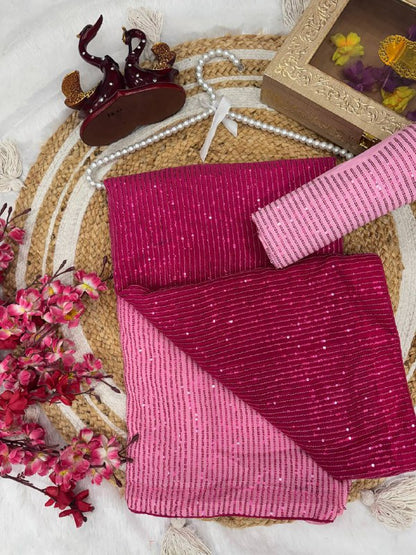 bollywood Celebrity style Sequance saree collection