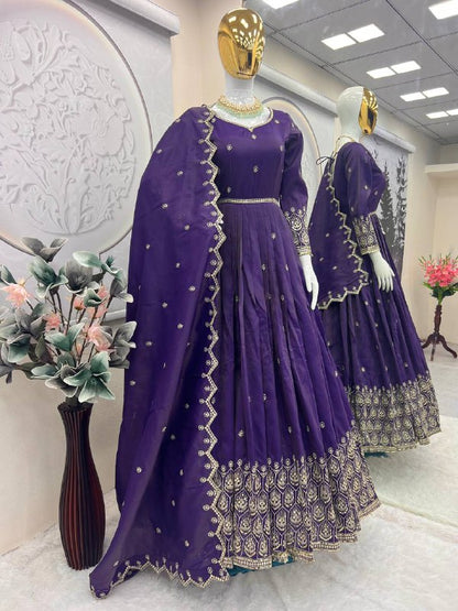 gown REAL MODELLING* Designer Party Wear Look Collection