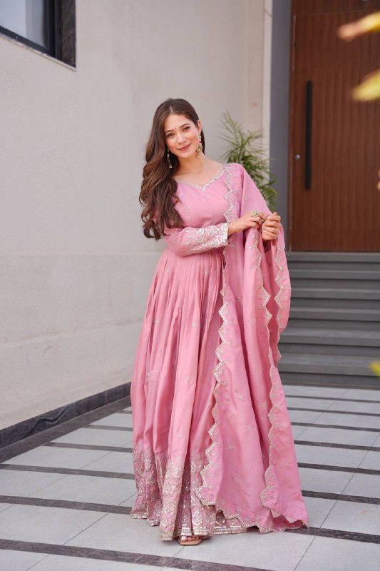 gown REAL MODELLING* Designer Party Wear Look Collection
