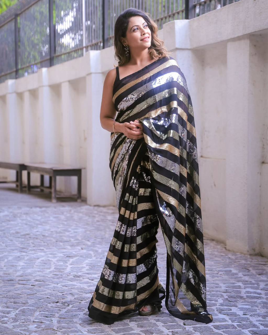 bollywood PREMIUM SEQUINS SAREE COLLECTION