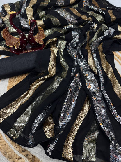 bollywood PREMIUM SEQUINS SAREE COLLECTION