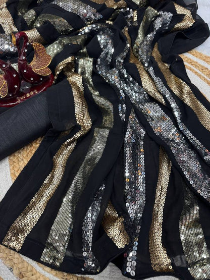 bollywood PREMIUM SEQUINS SAREE COLLECTION