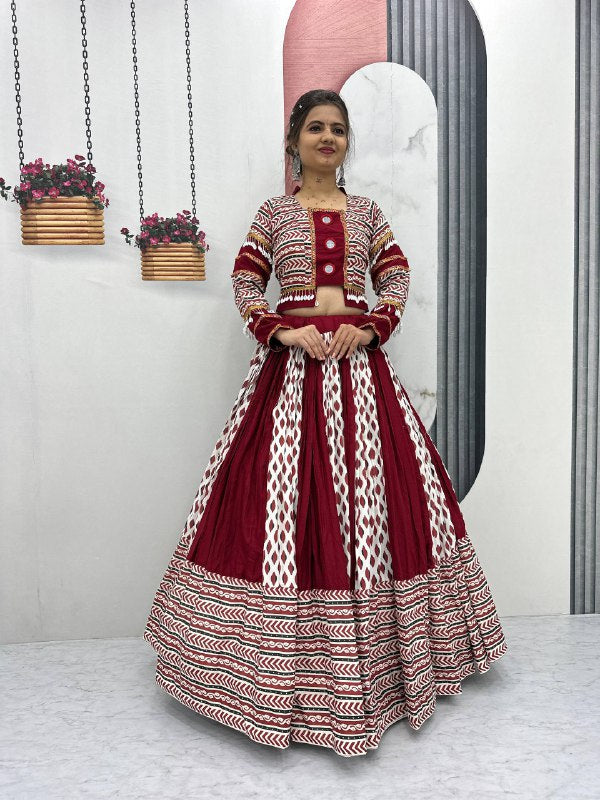 Navratri Special Lehenga Choli with 6 meter Big Flair