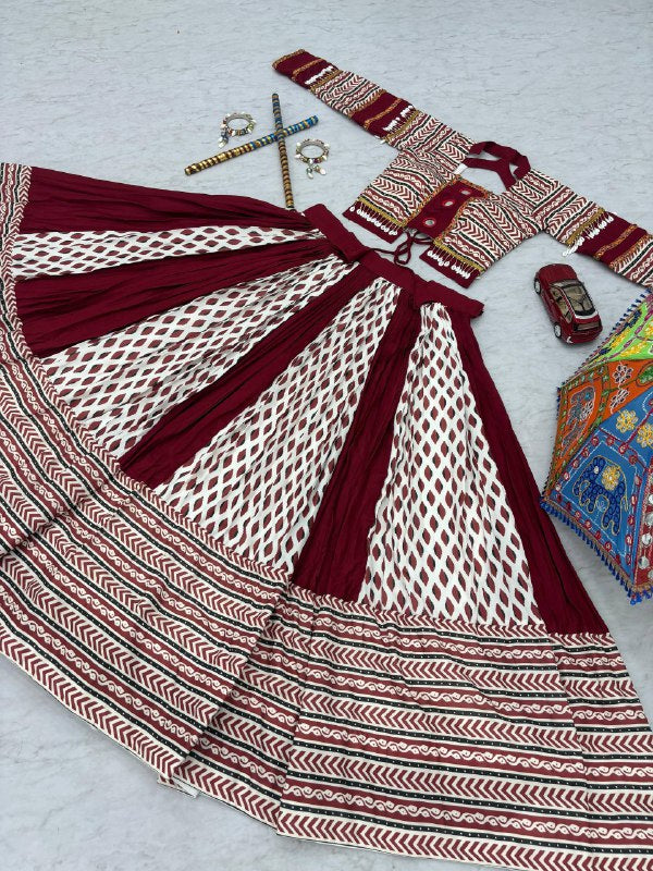 Navratri Special Lehenga Choli with 6 meter Big Flair