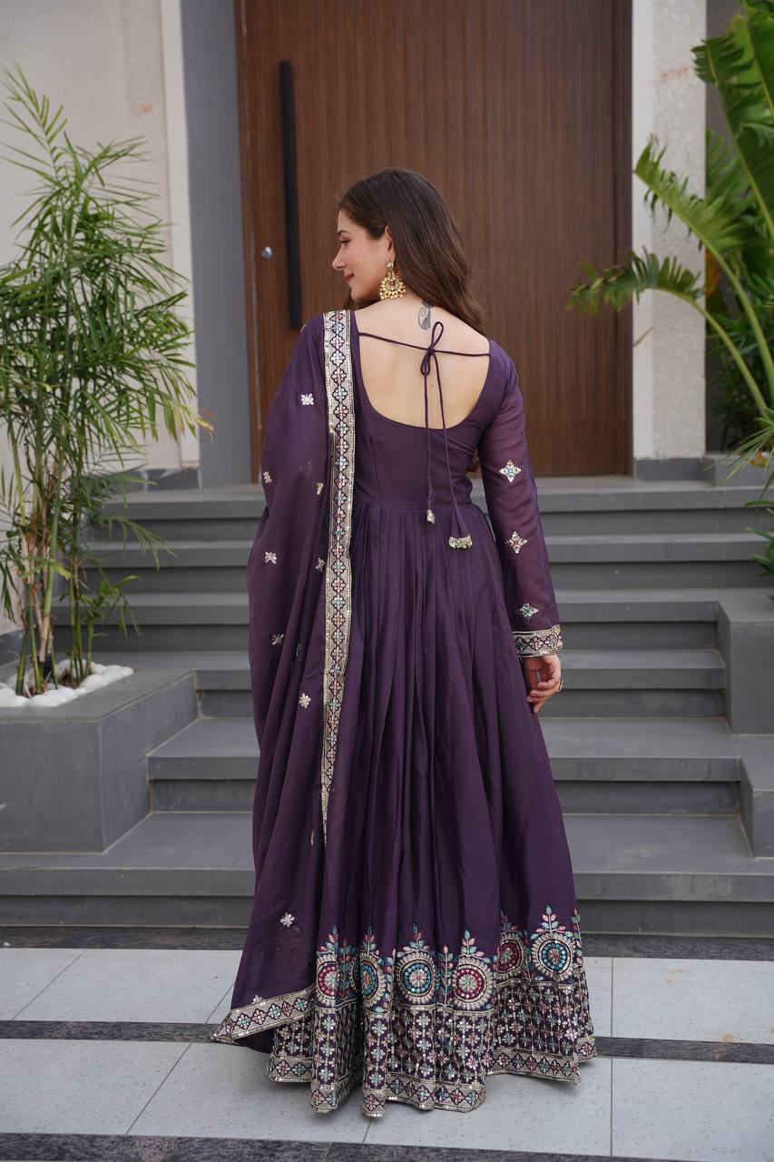 Designer Party Wear Look Collection gown anarkali