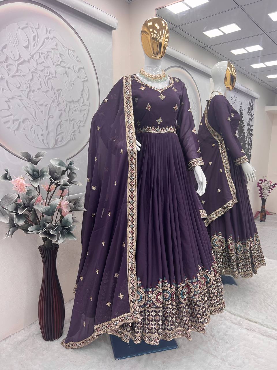 Designer Party Wear Look Collection gown anarkali