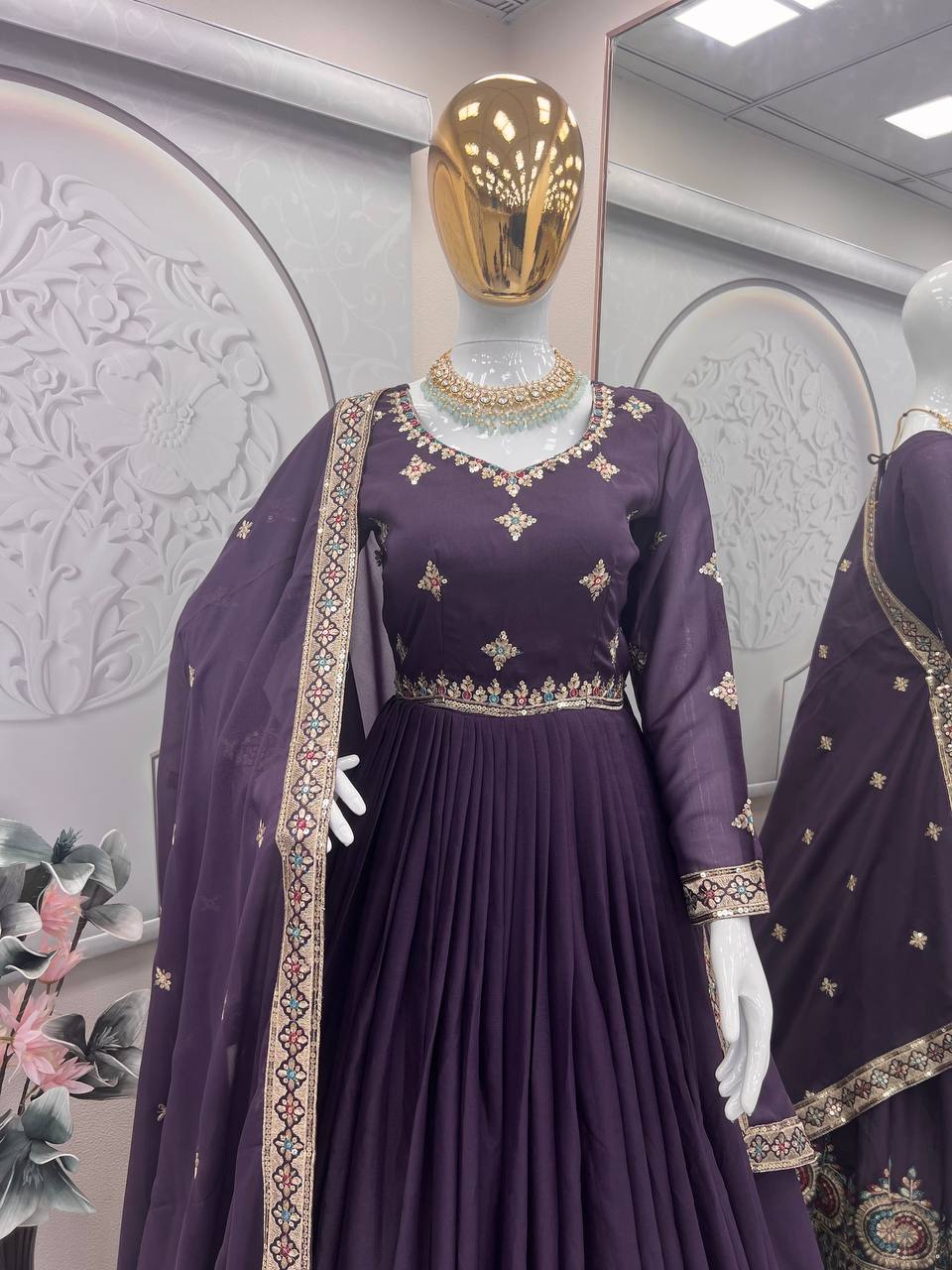 Designer Party Wear Look Collection gown anarkali