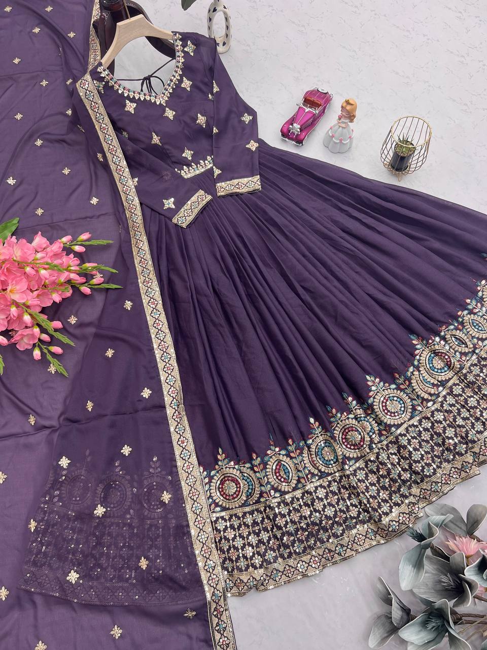 Designer Party Wear Look Collection gown anarkali