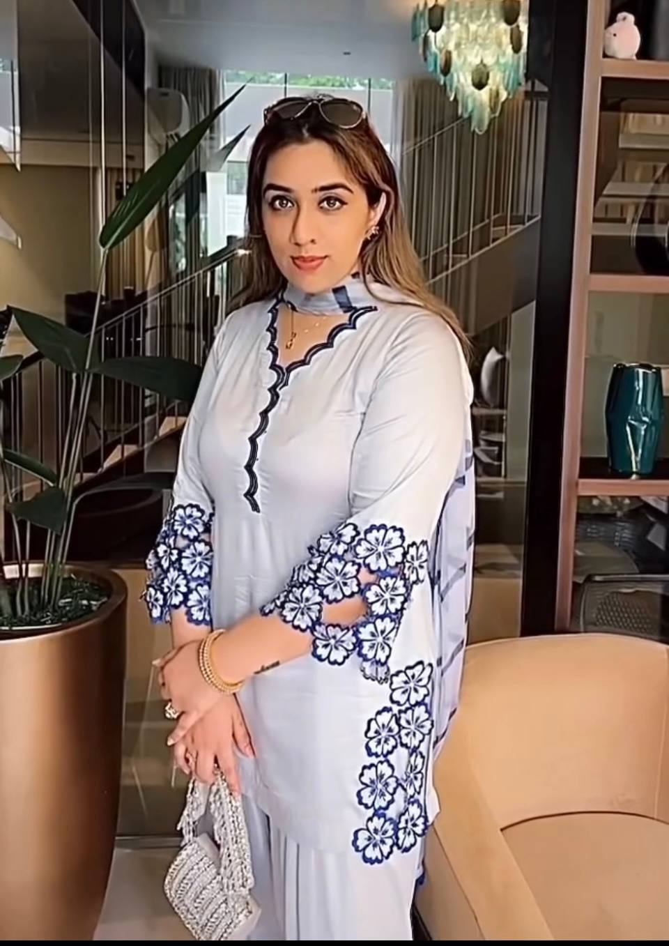 PARTY WEAR  TOP AND FARSI SALVAR . WITH FANCY DUPPATA AND EMBROIDERY WORK