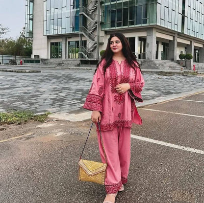 HEAVY JAM COTTON SALWAR SUIT salwaar kameez