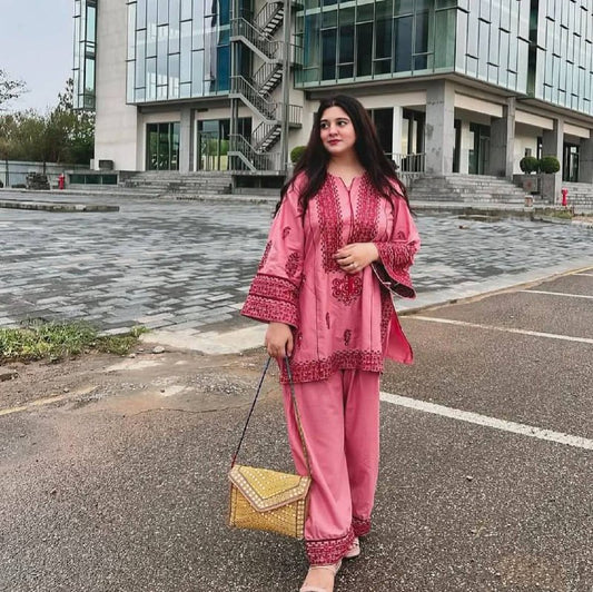 HEAVY JAM COTTON SALWAR SUIT salwaar kameez