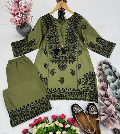 HEAVY JAM COTTON SALWAR SUIT salwaar kameez