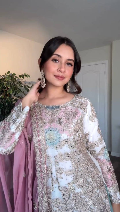 pakistani READYMADE TOP PLAZZO & DUPATTA COLLECTIONS