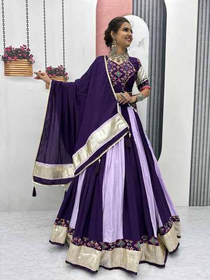 Navratri Special Pure Cotton Lehenga Choli with 6 Meter Big Flair