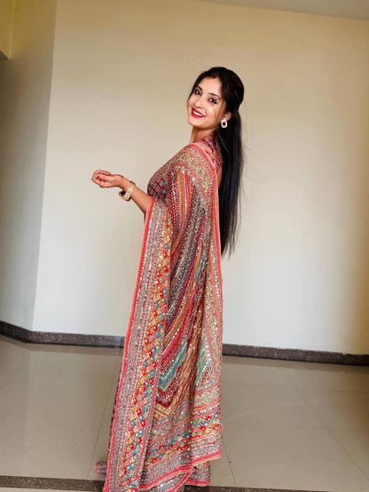 Trending stylish designer saree collection