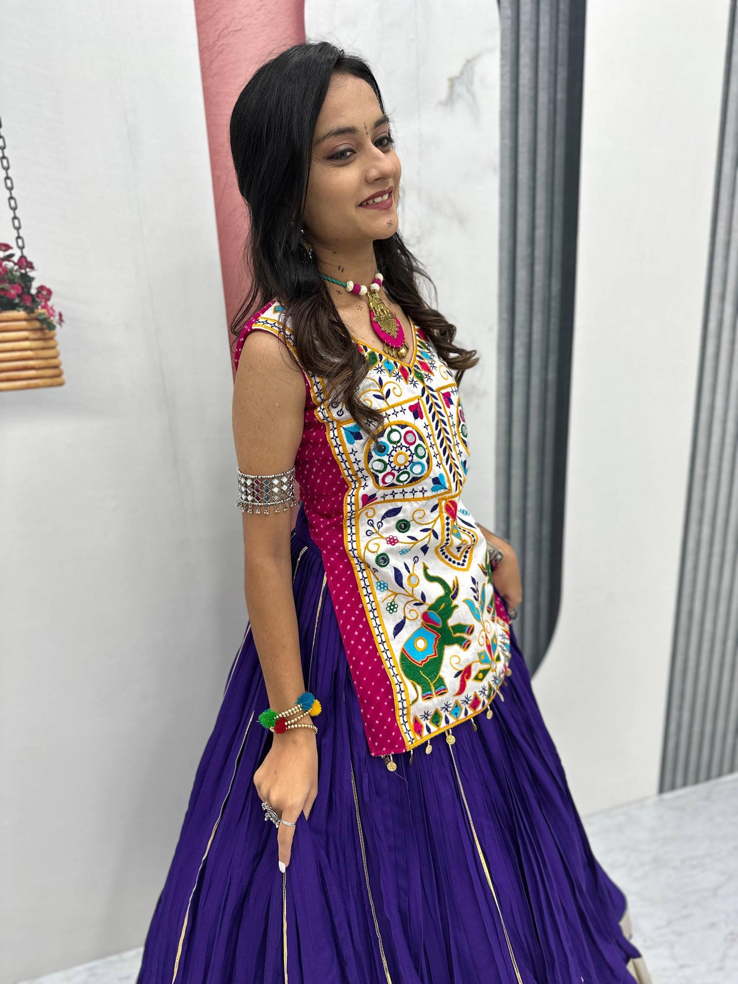 Navratri Special Lehenga Choli with 6 meter Big Flair