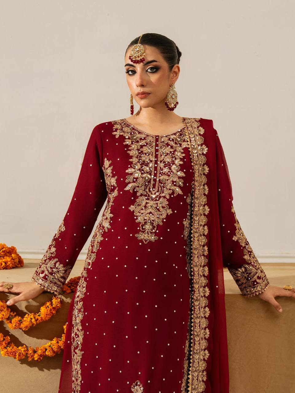 Elegant Coding Embroidered Sequence Work and Moti Work Beautiful Designer Set single available wholesale