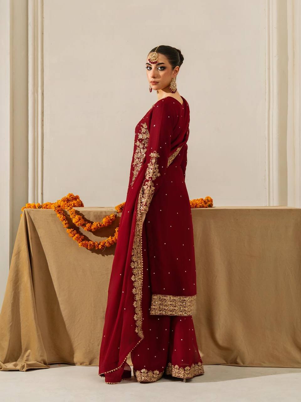 Elegant Coding Embroidered Sequence Work and Moti Work Beautiful Designer Set single available wholesale