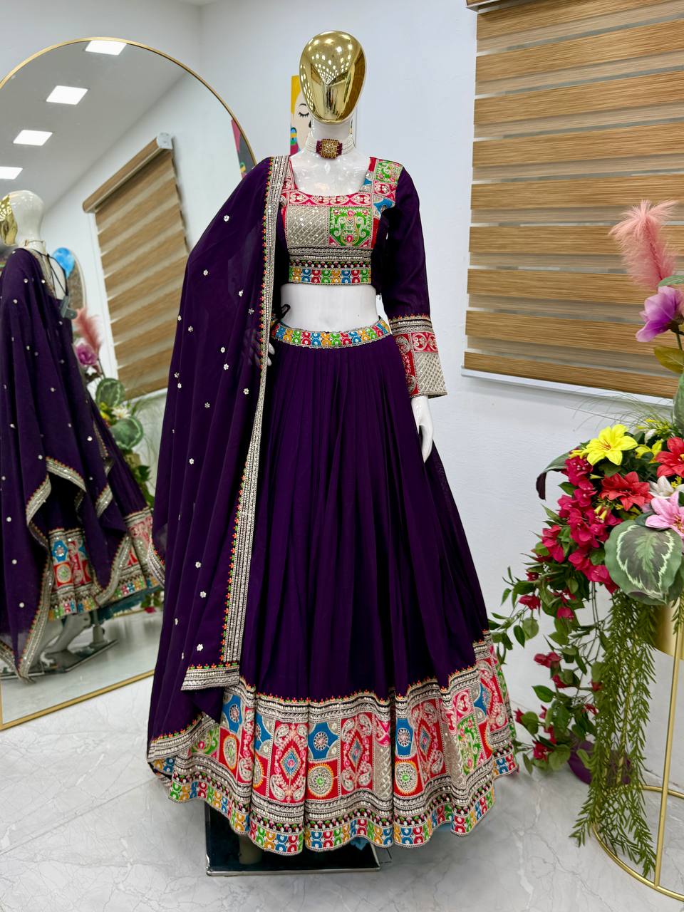 New Designer Party Lehenga Choli & Dupatta Set