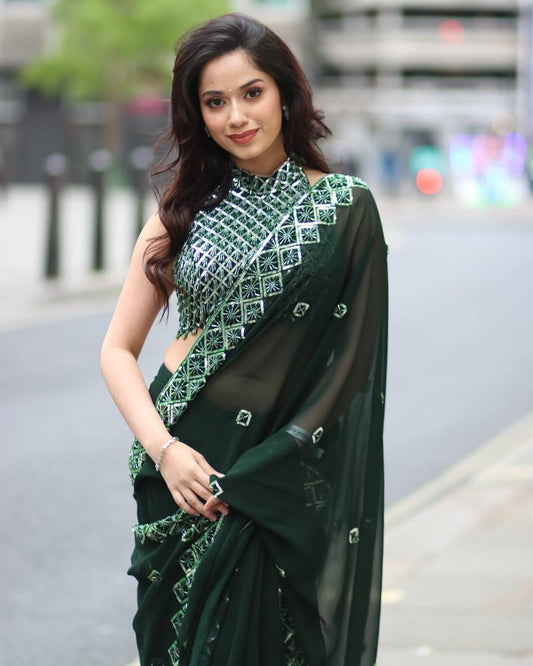 bollywood CELEBRITY STYLE SEQUINS SAREE COLLECTION
