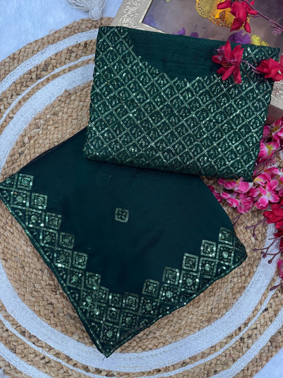 bollywood CELEBRITY STYLE SEQUINS SAREE COLLECTION