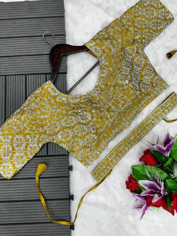 Super Trending Embroidery cording work ready to wear saree with Embroidery Blouse